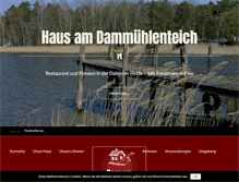 Tablet Screenshot of hausamdammuehlenteich.de